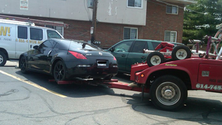 This Is Terrelle Pryor's Sweet Ride Getting Towed From A Donut Shop